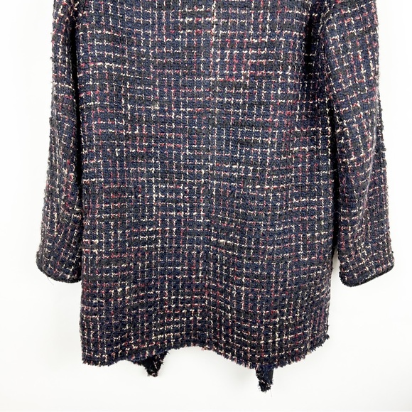 Theory tweed wool blend open front jacket size S - Picture 6 of 12